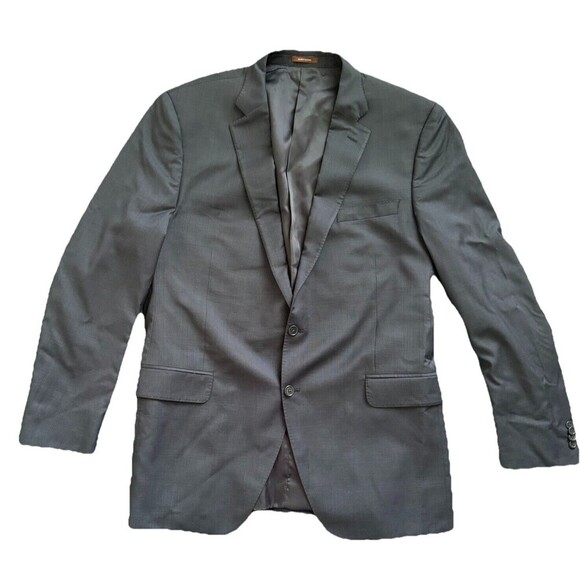 Peter Millar Other - Peter Millar Blazer Mens 46T Gray Plaid Wool Suit Jacket Sport Coat